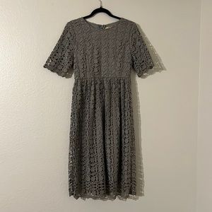 Grey Midi dress